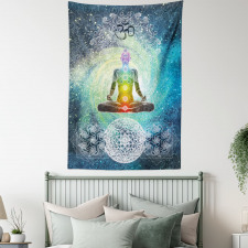 Mandala Zen Chakra Motif Tapestry