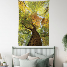 Autumn Tree of Nature Photo Tapestry