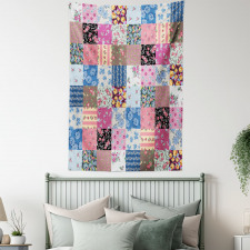 Checkered Squares Tapestry