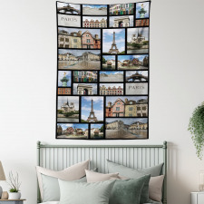 France Iconic Landmarks Photo Tapestry