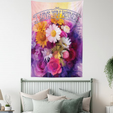 Blossoming Roses Tapestry