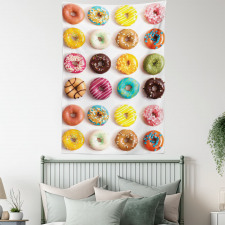 Tasty Colorful Donuts Tapestry