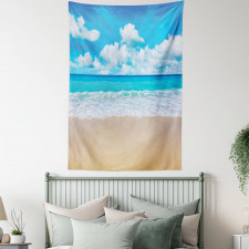 Exotic Hawaiian Scene Calming Tapestry