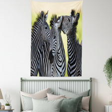 Zebras Wild Nature Tapestry