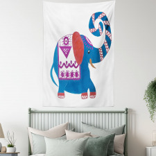 Elephant Nose Doodle Tapestry