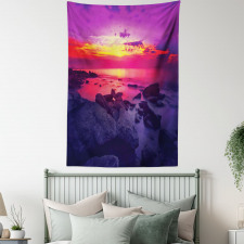 Sunset over Sea Cloudy Tapestry