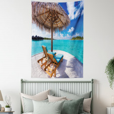 Sunbeds Honeymoon Tapestry