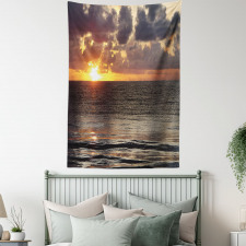 Sunrise Clouds Cancun Tapestry