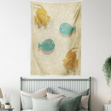 Aquarium Ocean Waves Tapestry