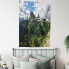 Panoramic Spring Landscape Tapestry