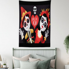 Sugar Skull Art Tapestry