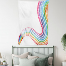 Imagination Themed Pencils Tapestry