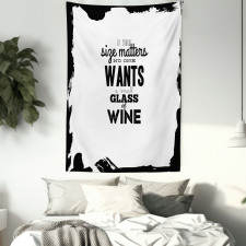 Funny Drinking Words Wine Tapestry