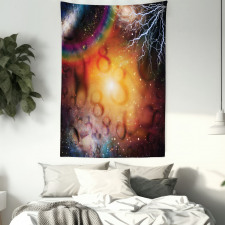 Universe and Electricity Tapestry