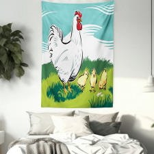 Animal Cartoon Tapestry