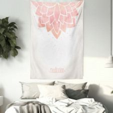 Meditation Lotus Flower Tapestry