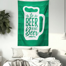 Funny Beer Drinking Words Tapestry