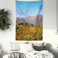 Fall Colors Woodland Tapestry