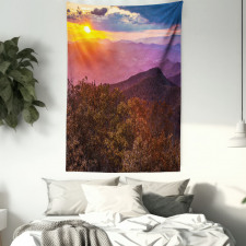 Blue Ridge Mountain Sky Tapestry