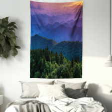 Colorful Sunset Photo Tapestry