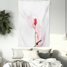 Romantic Love Rose Design Tapestry