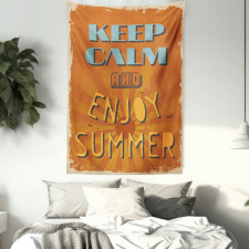 Retro Enjoy Summer Beams Tapestry