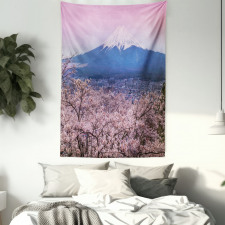 Spring Season Violet Tones Tapestry