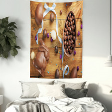 Chocolate Holiday Eggs Tapestry