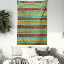 Tribal Art Pattern Tapestry