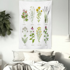 Natural Cosmetics Flowers Tapestry