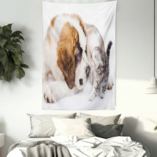 Sniffing Animals Photo Tapestry