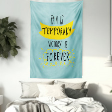 Victory is Forever Text Tapestry