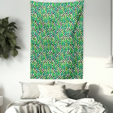 Banana Leaves on Modern Tapestry