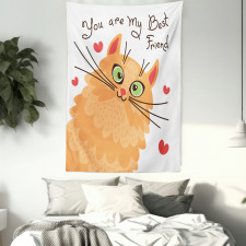 Kitten Motivation Tapestry