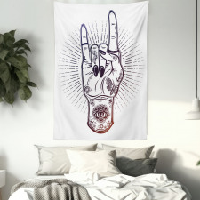 Tattooed Hand Raised Tapestry