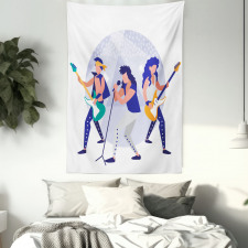 Band Playing Guitars Tapestry