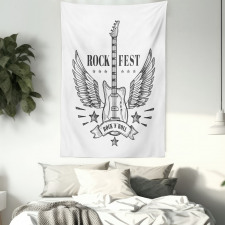 Rock Festival Design Tapestry