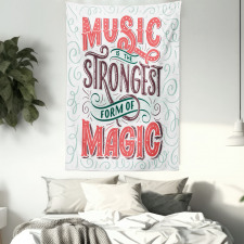 Retro Calligraphy Tapestry