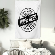 Fully Hundred Percent Geek Tapestry