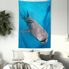 Swimming Whale Sea Tapestry