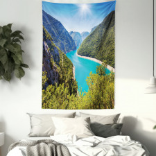 Piva Canyon Montenegro Tapestry