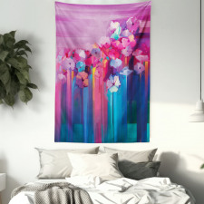 Vibrant Flower Tapestry