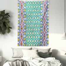 Colorful Mosaic Wall Tapestry
