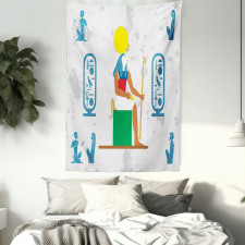 Half Human Bird Character Tapestry