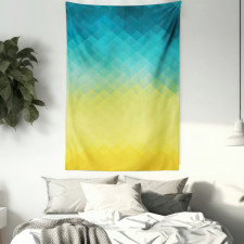 Polygonal Color Changes Tapestry