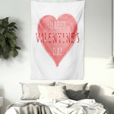 Floral Love Words Tapestry
