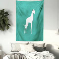 Simplistic of Dog Tapestry