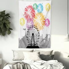 Fireworks Circus Fun Tapestry