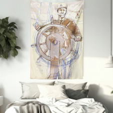 Captain Leader Seaman Tapestry