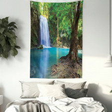 Asia Thailand Jungle Trees Tapestry